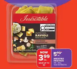 Metro IRRESISTIBLE FRESH PASTA offer