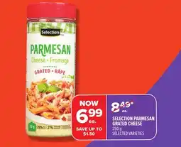 Metro SELECTION PARMESAN GRATED CHEESE offer