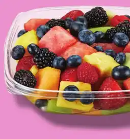Metro LARGE DELUXE FRUIT SALAD, SMALL FRUIT TRAY STRAWBERRY-PINEAPPLE-CHOCOLATE DIP PLATTER offer