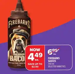Metro FIREBARNS SAUCES offer