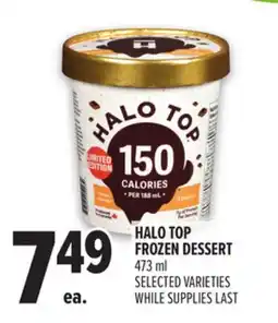 Metro HALO TOP FROZEN DESSERT offer