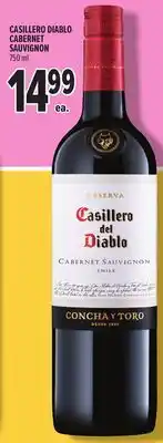 Metro CASILLERO DIABLO CABERNET SAUVIGNON offer