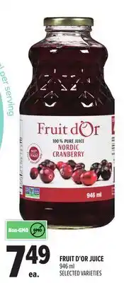 Metro FRUIT D'OR JUICE offer