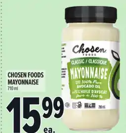 Metro CHOSEN FOODS MAYONNAISE offer