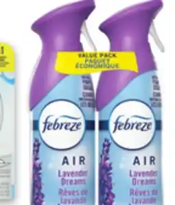 Metro FEBREZE AIR FRESHENER offer
