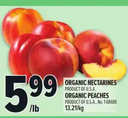 Metro ORGANIC NECTARINES ORGANIC PEACHES offer