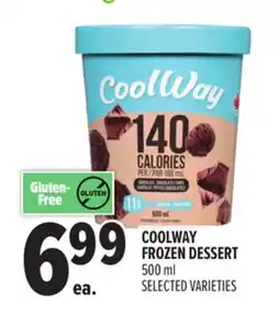 Metro COOLWAY FROZEN DESSERT offer