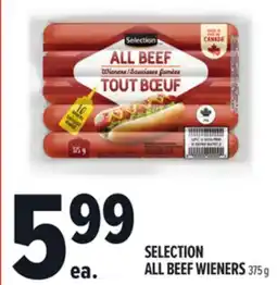 Metro SELECTION ALL BEEF WIENERS offer