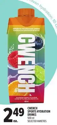 Metro CWENCH SPORTS HYDRATION DRINKS offer