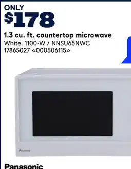 RONA Panasonic 1.3 cu. ft. countertop microwave offer
