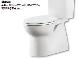 RONA American Standard Skirted toilets offer