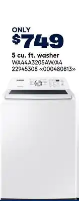 RONA SAMSUNG 5 cu. ft. washer offer