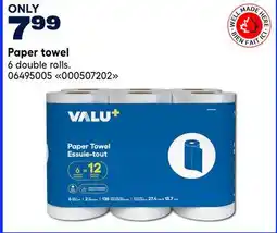 RONA VALU+ Paper towel offer