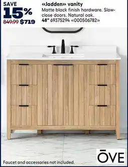 RONA OVE Jadden vanity, 48 offer