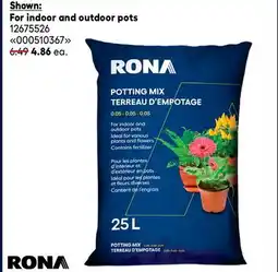 RONA All RONA 25-L soils offer