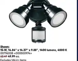 RONA 15-W, 14.84'' x 14.37'' x 9.88'', 1400 lumens, 4000 K offer