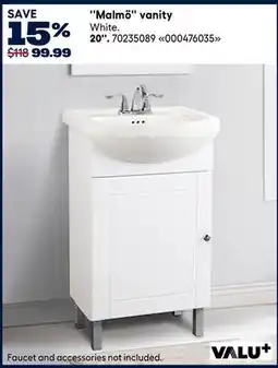 RONA ''Malmö'' vanity offer