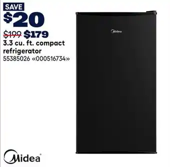 RONA MIDEA 3.3 cu. ft. compact refrigerator offer
