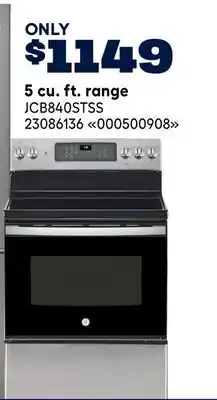 RONA GE 5 cu. ft. range offer