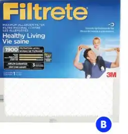 RONA Filtrete purple MPR1500 and blue MPR199 furnace filters sold individually MPR 1900, 16 x 25 x 1 offer