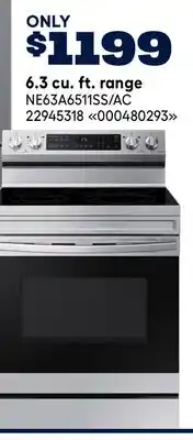 RONA Samsung 6.3 cu. ft. range offer