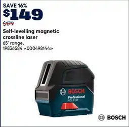 RONA Bosch Self-levelling magnetic crossline laser offer