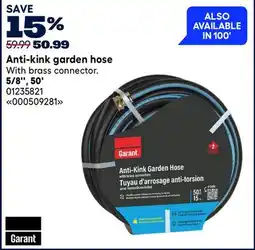 RONA Garant Anti-kink garden hose offer