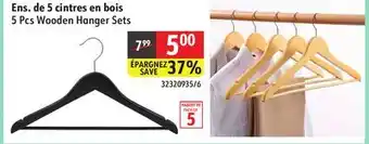 Sushi Shop 5 Pcs Wooden Hanger Sets offer
