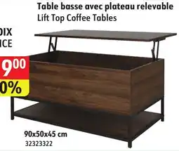 Sushi Shop Lift Top Coffee Tables offer