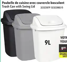 Sushi Shop Trash Can with Swing Lid offer