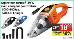 Sushi Shop 54 110 V handheld vacuum cleaner, with car charger offer