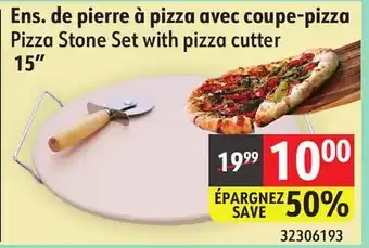 Sushi Shop Pizza Stone Set with pizza cutter offer