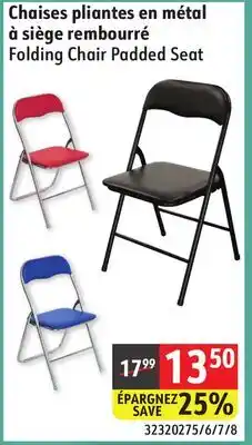 Sushi Shop Folding Chair Padded Seat offer