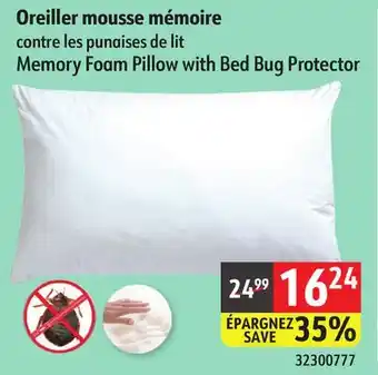 Sushi Shop Memory Foam Pillow with Bed Bug Protector offer