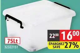 Sushi Shop SELECTION OF STORAGE BIN WITH LID AND LATCHING BUCKLES offer