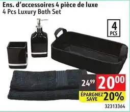 Sushi Shop 4 Pcs Luxury Bath Set offer