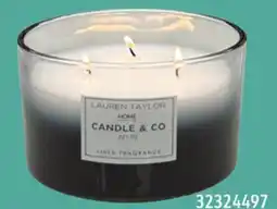 Sushi Shop LAUREN TAYLOR GLASS JAR CANDLES offer