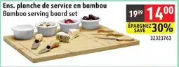 Sushi Shop Bamboo serving board set offer