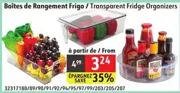 Sushi Shop Transparent Fridge Organizers offer