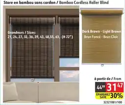 Sushi Shop Store en bambou sans cordon offer