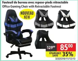 Sushi Shop Office Gaming Chair with Retractable Footrest offer