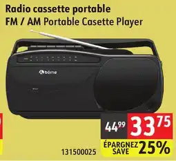Sushi Shop Borne FM / AM Portable Casette Player offer