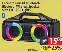 Sushi Shop Bluetooth Wireless Speaker with FM - RGB Lights offer