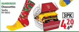 Sushi Shop 3PK HAMBERGER Socks offer