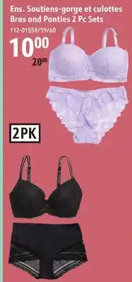 Sushi Shop Bras and Panties 2 Pc Sets offer