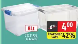 Sushi Shop SELECTION OF STORAGE BIN WITH LID AND LATCHING BUCKLES offer