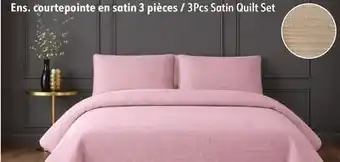 Sushi Shop 3Pcs Satin Quilt Set offer