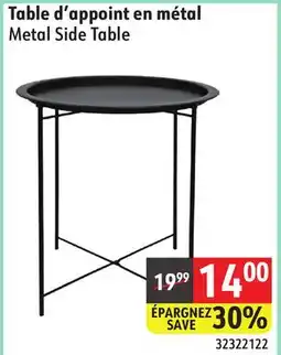 Sushi Shop Metal Side Table offer