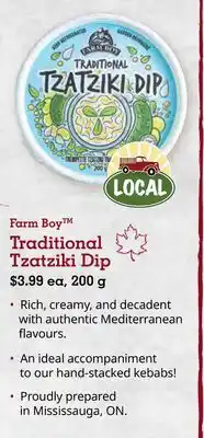 Farm Boy Farm Boy Traditional Tzatziki Dip offer