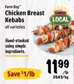 Farm Boy Farm Boy Chicken Breast Kebabs offer